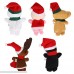 JZH Christmas Santa Claus Deers Snowman Finger Puppets Soft Plush Dolls Baby Educational Props Storytelling Toys Christmas Series B07JGMHKPQ